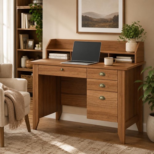 Small computer desk with - small,